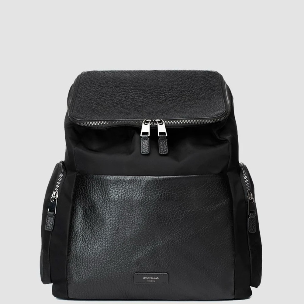 Storksak Black Alyssa Diaper Bag